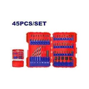 EMTOP 45 PCS IMPACT SCREWDRIVER BIT SET ESBT04501