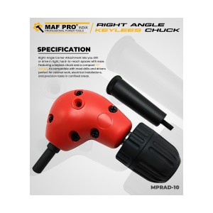 MAF Right Angle Keyless Chuck MPRAD-10