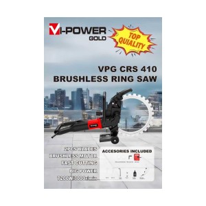 VI-POWER BRUSHLESS RING SAW 7200W - VPG CRS 410