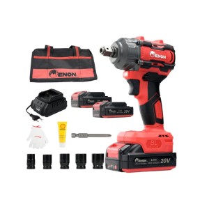 ENON 20V IMPACT WRENCH CORDLESS KIT 2XLI-ION 2.0AH BATTERIES (XE-BL2031)