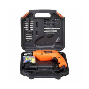 BLACK AND DECKER 13MM - 550W - VARIABLE SPEED HAMMER DRILL - 0-2800 RPM WITH KIT 50 ACCS. HD555K50-IN
