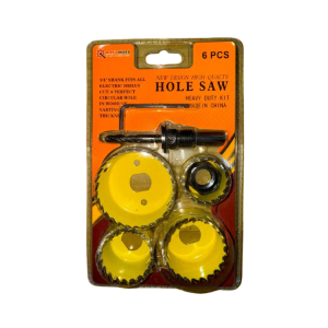 MAF INDIA 6Pcs Holesaw Set 6PCS YELLOW FINISH