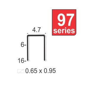 KAYMO STAPLES 9706 97 SERIES ST9706 (10000PCS/BOX)