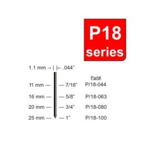 KAYMO COMPOSITE PINS 18G20 MM (3/4") - 2000N/BOX 18G SERIES CP1820 (2000/BOX)