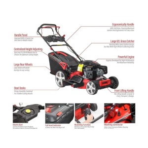 SHINERAY GASOLINE LAWN MOOVER 170CC - 18"