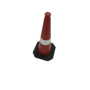 HILLSON SAFETY CONE 750MM LONG WITH BASE 1.5KG (ISI CERTIFIED)