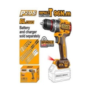 INGCO BRUSHLESS CORDLESS IMPACT DRILL 96NM - CIDLI209681