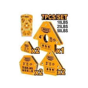 INGCO 7 PCS MAGNETIC WELDING HOLDER SET - AMWH7002