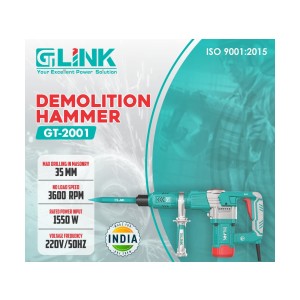 GT LINK DEMOLITION HAMMER MACHINE 35 MM 1550 W - GT-2001
