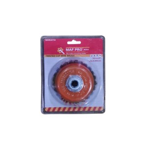 MAF 3INCH M10 TWISTED WIRE BRUSH INDUSTRIAL