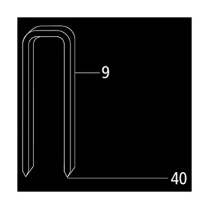MILES STAPLES NO. 90 - 18MM 4800 STAPLES
