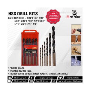 Xtra Power Hss Drill Bit - 6.5Mm ( 1/4 Inch )