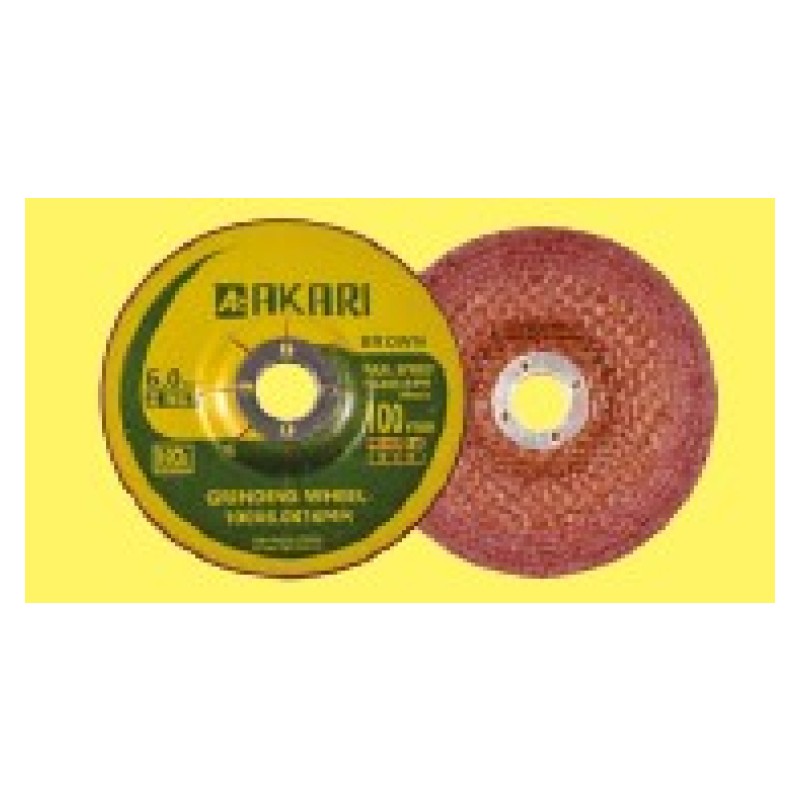 Akari DC WHEEL 100 X 6MM (4") BROWN (200PCS)