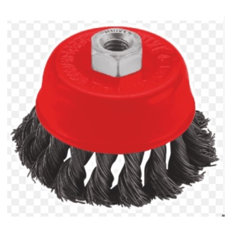 MASTECH WIRE BRUSHES MT/SN CUP WB 4" M14 TWIST